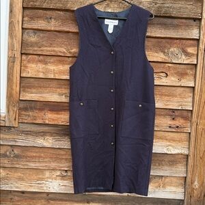 NORTON MCNAUGHTON button down tunic vintage fully lined